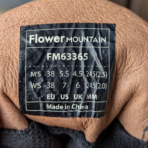 Flower Mountain Yamano 3 Uni Sneakers Rocky / Lilac Violet Women's US 7 - Picture 8 of 12